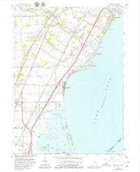 Erie Michigan Historical topographic map, 1:24000 scale, 7.5 X 7.5 Minute, Year 1967