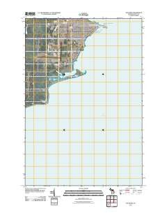 Escanaba Michigan Historical topographic map, 1:24000 scale, 7.5 X 7.5 Minute, Year 2011