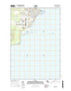 Escanaba Michigan Current topographic map, 1:24000 scale, 7.5 X 7.5 Minute, Year 2016