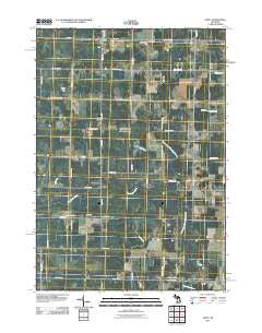 Estey Michigan Historical topographic map, 1:24000 scale, 7.5 X 7.5 Minute, Year 2011