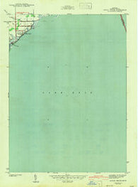 Estral Beach Michigan Historical topographic map, 1:24000 scale, 7.5 X 7.5 Minute, Year 1942