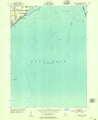 Estral Beach Michigan Historical topographic map, 1:24000 scale, 7.5 X 7.5 Minute, Year 1952