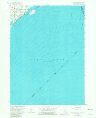 Estral Beach Michigan Historical topographic map, 1:24000 scale, 7.5 X 7.5 Minute, Year 1967
