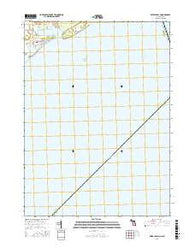 Estral Beach Michigan Current topographic map, 1:24000 scale, 7.5 X 7.5 Minute, Year 2016