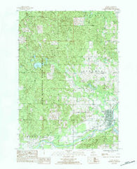 Evart Michigan Historical topographic map, 1:25000 scale, 7.5 X 7.5 Minute, Year 1983