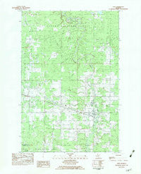 Ewen Michigan Historical topographic map, 1:25000 scale, 7.5 X 7.5 Minute, Year 1982