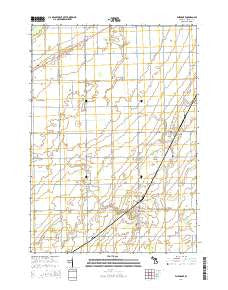 Fairgrove Michigan Historical topographic map, 1:24000 scale, 7.5 X 7.5 Minute, Year 2014
