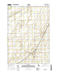 Fairgrove Michigan Current topographic map, 1:24000 scale, 7.5 X 7.5 Minute, Year 2017