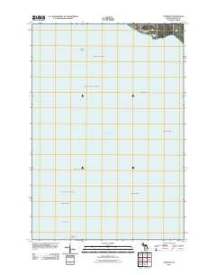 Fairport Michigan Historical topographic map, 1:24000 scale, 7.5 X 7.5 Minute, Year 2011