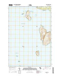 Fairport Michigan Historical topographic map, 1:24000 scale, 7.5 X 7.5 Minute, Year 2014