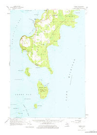 Fairport Michigan Historical topographic map, 1:62500 scale, 15 X 15 Minute, Year 1958