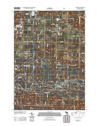 Fairview Michigan Historical topographic map, 1:24000 scale, 7.5 X 7.5 Minute, Year 2012