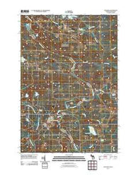 Faithorn Michigan Historical topographic map, 1:24000 scale, 7.5 X 7.5 Minute, Year 2011