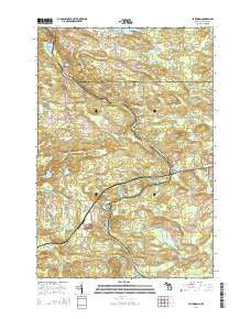 Faithorn Michigan Historical topographic map, 1:24000 scale, 7.5 X 7.5 Minute, Year 2014