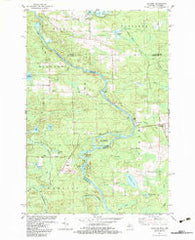 Faithorn Michigan Historical topographic map, 1:24000 scale, 7.5 X 7.5 Minute, Year 1982