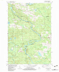 Faithorn Michigan Historical topographic map, 1:24000 scale, 7.5 X 7.5 Minute, Year 1982