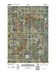 Falmouth Michigan Historical topographic map, 1:24000 scale, 7.5 X 7.5 Minute, Year 2011
