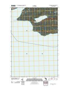 Feldtmann Lake Michigan Historical topographic map, 1:24000 scale, 7.5 X 7.5 Minute, Year 2011