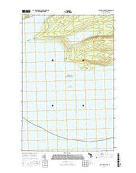 Feldtmann Lake Michigan Current topographic map, 1:24000 scale, 7.5 X 7.5 Minute, Year 2017