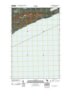 Feldtmann Ridge Michigan Historical topographic map, 1:24000 scale, 7.5 X 7.5 Minute, Year 2011