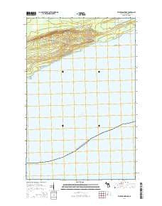 Feldtmann Ridge Michigan Historical topographic map, 1:24000 scale, 7.5 X 7.5 Minute, Year 2014