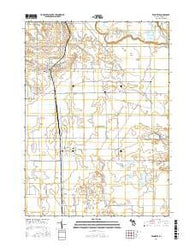 Fennville Michigan Current topographic map, 1:24000 scale, 7.5 X 7.5 Minute, Year 2017