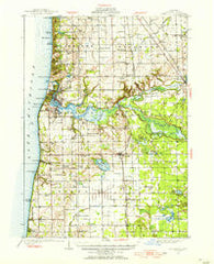 Fennville Michigan Historical topographic map, 1:62500 scale, 15 X 15 Minute, Year 1928