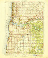 Fennville Michigan Historical topographic map, 1:62500 scale, 15 X 15 Minute, Year 1931