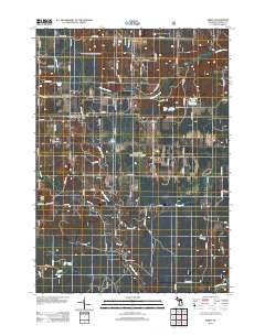 Ferry Michigan Historical topographic map, 1:24000 scale, 7.5 X 7.5 Minute, Year 2012