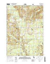 Ferry Michigan Current topographic map, 1:24000 scale, 7.5 X 7.5 Minute, Year 2017