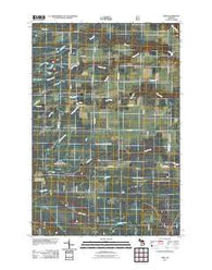 Fibre Michigan Historical topographic map, 1:24000 scale, 7.5 X 7.5 Minute, Year 2011