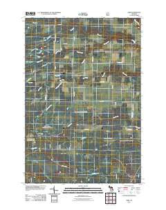 Fibre Michigan Historical topographic map, 1:24000 scale, 7.5 X 7.5 Minute, Year 2011