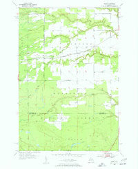 Fibre Michigan Historical topographic map, 1:24000 scale, 7.5 X 7.5 Minute, Year 1953