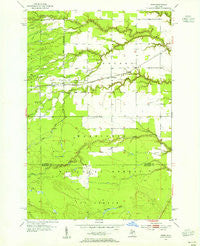 Fibre Michigan Historical topographic map, 1:24000 scale, 7.5 X 7.5 Minute, Year 1953