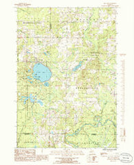 Fife Lake Michigan Historical topographic map, 1:24000 scale, 7.5 X 7.5 Minute, Year 1985