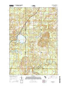 Fife Lake Michigan Historical topographic map, 1:24000 scale, 7.5 X 7.5 Minute, Year 2014