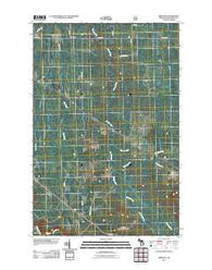 Firesteel Michigan Historical topographic map, 1:24000 scale, 7.5 X 7.5 Minute, Year 2011
