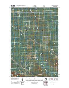 Firesteel Michigan Historical topographic map, 1:24000 scale, 7.5 X 7.5 Minute, Year 2011