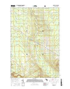 Firesteel Michigan Current topographic map, 1:24000 scale, 7.5 X 7.5 Minute, Year 2017