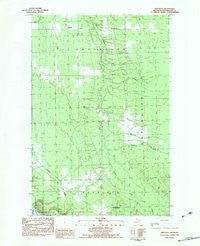Firesteel Michigan Historical topographic map, 1:25000 scale, 7.5 X 7.5 Minute, Year 1982