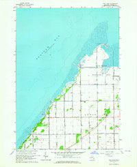 Fish Point Michigan Historical topographic map, 1:24000 scale, 7.5 X 7.5 Minute, Year 1963