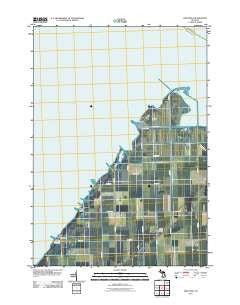 Fish Point Michigan Historical topographic map, 1:24000 scale, 7.5 X 7.5 Minute, Year 2011