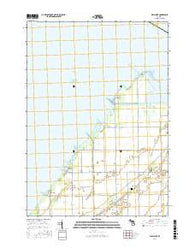 Fish Point Michigan Current topographic map, 1:24000 scale, 7.5 X 7.5 Minute, Year 2017