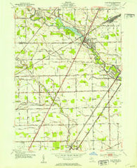 Flat Rock Michigan Historical topographic map, 1:24000 scale, 7.5 X 7.5 Minute, Year 1952