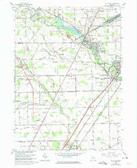 Flat Rock Michigan Historical topographic map, 1:24000 scale, 7.5 X 7.5 Minute, Year 1967