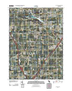Flat Rock Michigan Historical topographic map, 1:24000 scale, 7.5 X 7.5 Minute, Year 2011