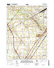 Flat Rock Michigan Current topographic map, 1:24000 scale, 7.5 X 7.5 Minute, Year 2017