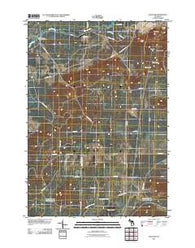 Fletcher Michigan Historical topographic map, 1:24000 scale, 7.5 X 7.5 Minute, Year 2011