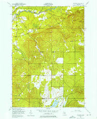Fletcher Michigan Historical topographic map, 1:24000 scale, 7.5 X 7.5 Minute, Year 1950