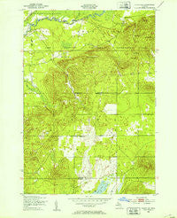 Fletcher Michigan Historical topographic map, 1:24000 scale, 7.5 X 7.5 Minute, Year 1950